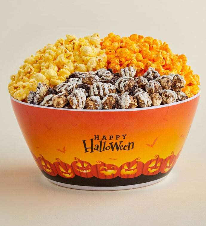 Ghostly Grins Popcorn Bowl